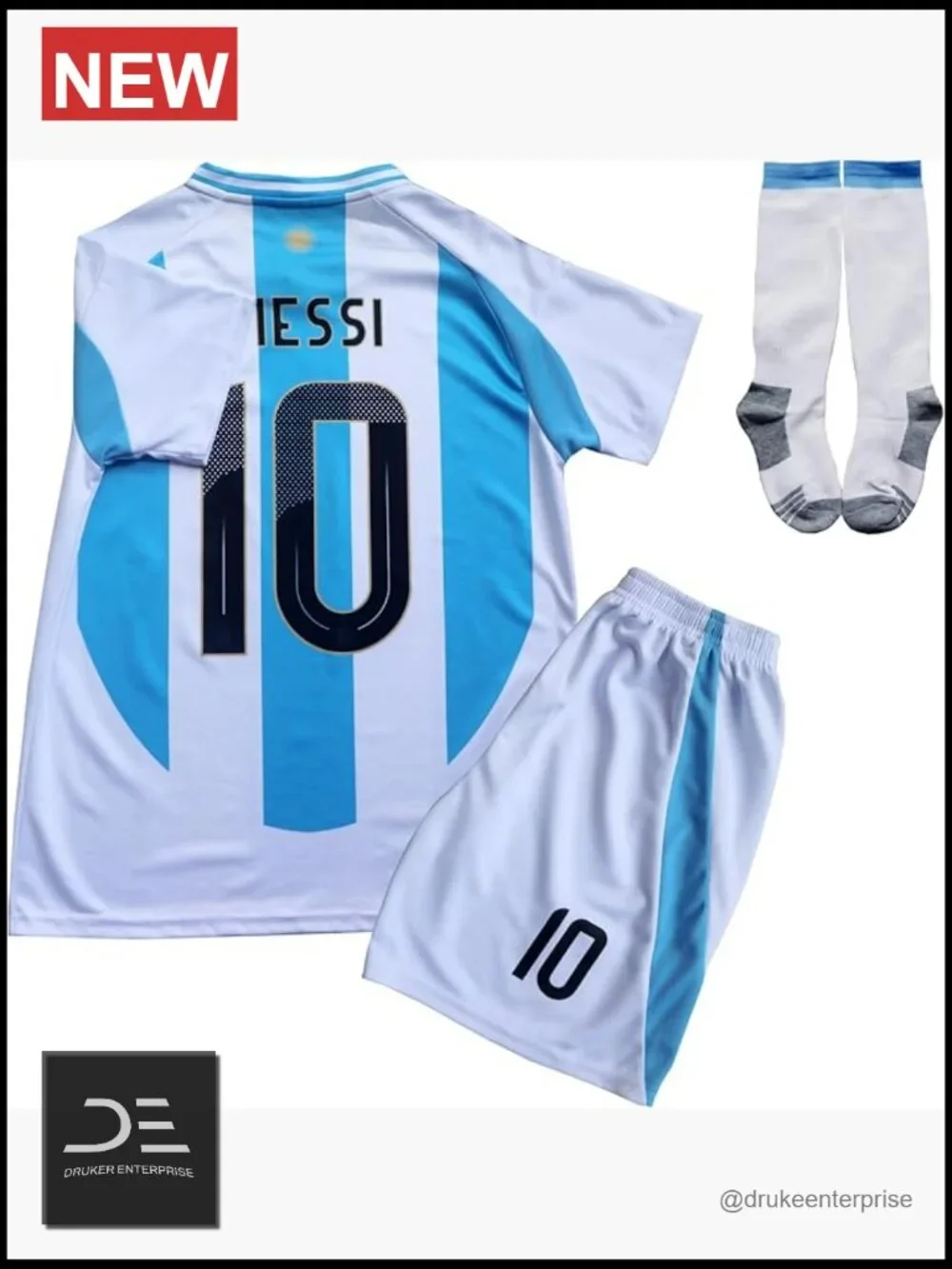 Vintage Soccer Jersey Set with Shorts and Socks Youth Sizes